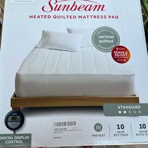 Sunbeam Electric Mattress Pad, Twin, Polyester
